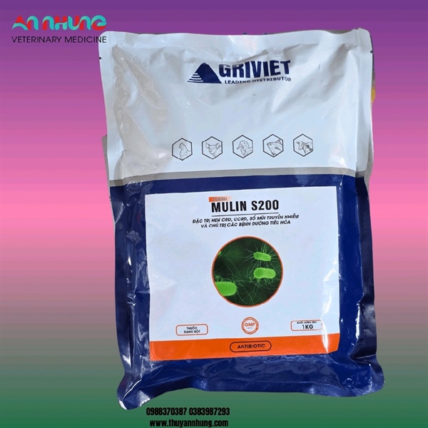AGRI MULIN S200 (TILMICOSIN 20%) - 1 Kg