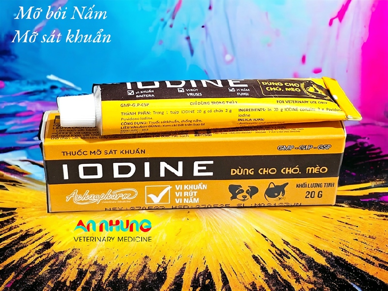 Á Châu IODINE - sát trùng vết thương, trị nấm