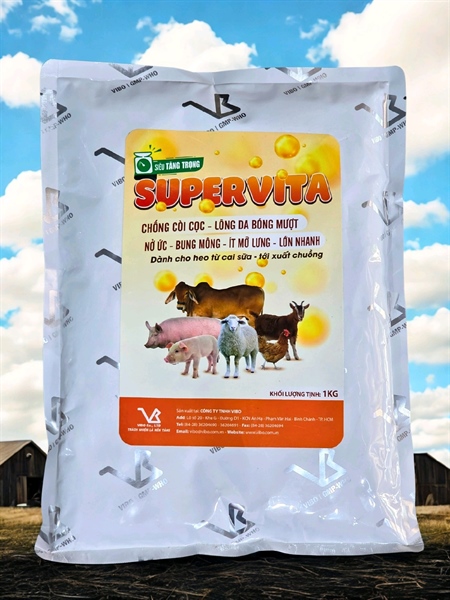 VB SUPER VITA - chống còi cọc, tăng trọng - 1kg