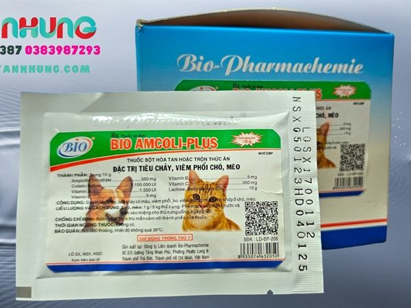Bio Amcoli plus (Chó mèo) 10gr
