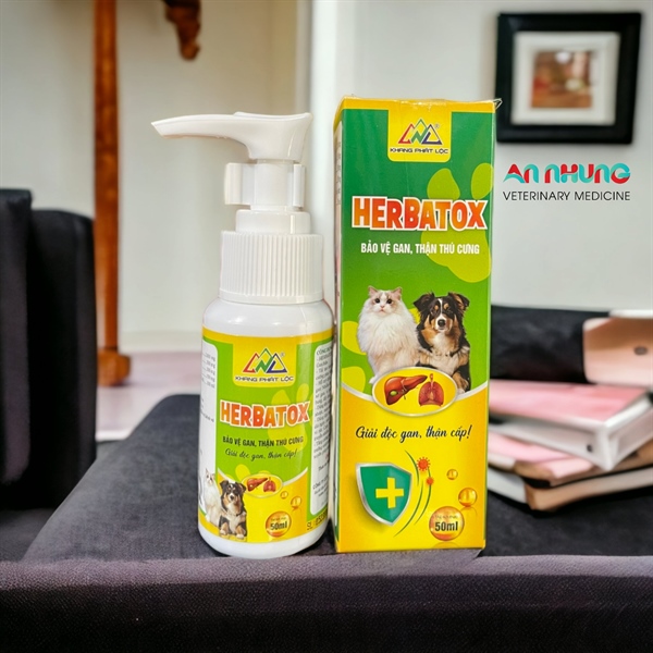 KPL HERBATOX 50ml - Giải độc gan, thận chó, mèo
