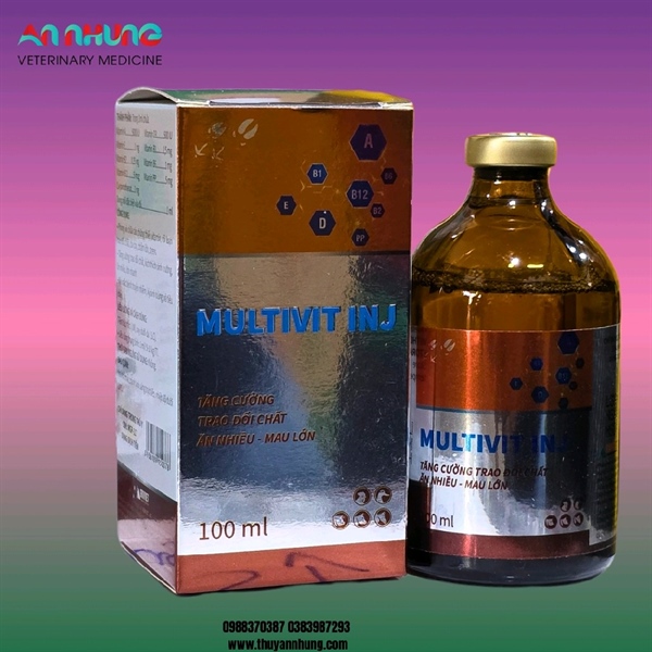 AGRI MULTIVIT INJ 100ml - Amino
