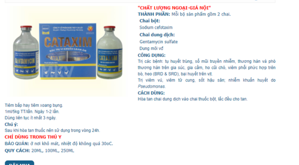 Cai lậy CATAXIM 250ml - Bộ - Ảnh 3