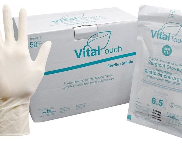 Găng tay y tế không bột, tiệt trùng 100 cái/hộp - Hộp