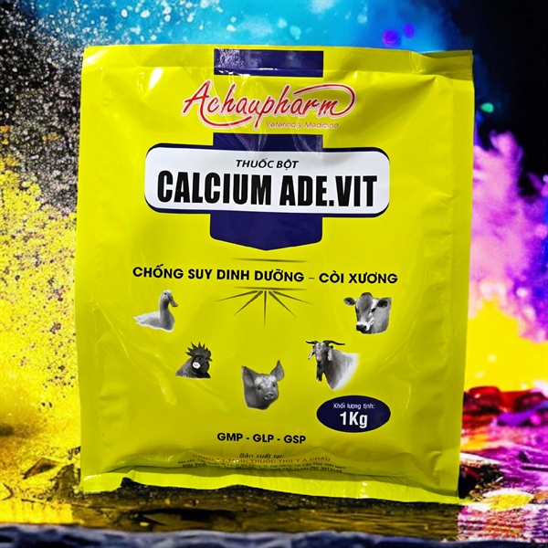Á CHÂU CALCIUM ADE VIT - Thùng 20 gói