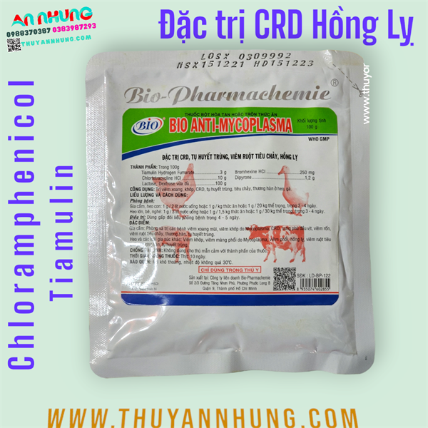 Bio Anti Mycoplasma 100gr - Gói 100gr