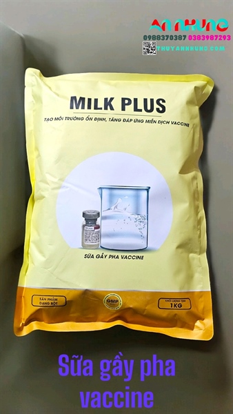 AGRI MILK PLUS ( sữa gầy pha vacin) 1kg - Gói