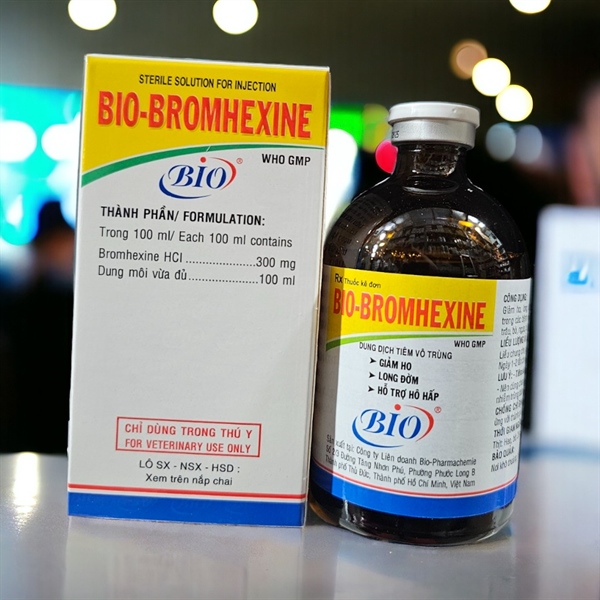 BIO BROMHEXINE INJ - Thùng 25 chai