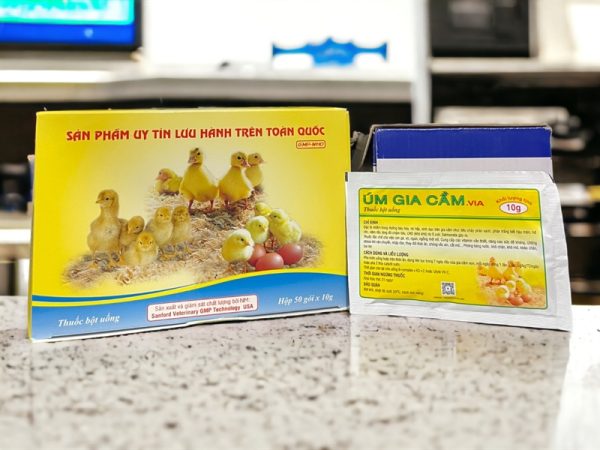 Viavet - Úm gia cầm 10gr - Hộp 50 gói