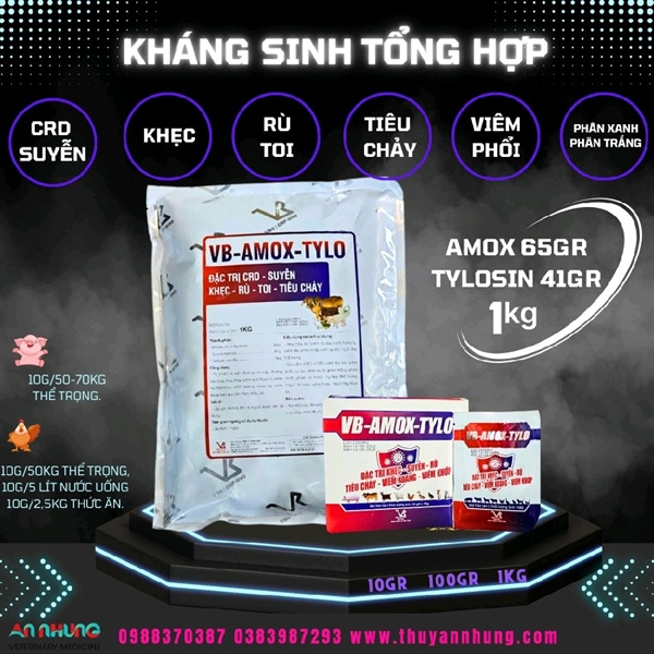 VB AMOX TYLO - GÓI/1KG