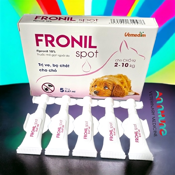 VMD Fronil Spot 0,67ml ( Từ 2 - 10 kg) - Thùng 100 hộp