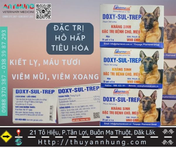 Drich Doxy Sul Trep 5gr - Hộp 25 gói - Ảnh 4