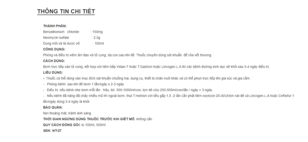 NThái T. METRION (Nước rửa) 100ml - Lọ - Ảnh 2