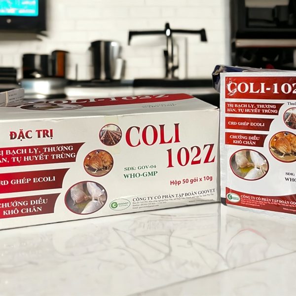 Goovet Coli 102Z (gói nhỏ) 10gr - hộp 50 gói
