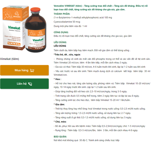 VIMEKAT 100ml - Lọ 100ml - Ảnh 3