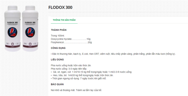 AGRI FLODOX 300 Oral 1 lít - Chai - Ảnh 4