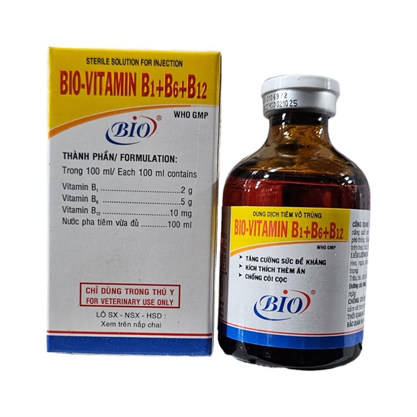 Bio Vitamin B1 B6 B12 50ml - Lọ