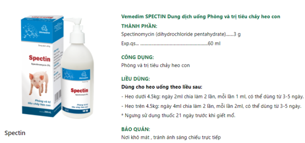 VMD Spectin 20ml Oral - Lọ 20ml - Ảnh 2