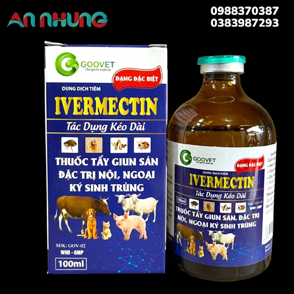 GOOVET IVERMECTIN 100ml - Lọ 100ml