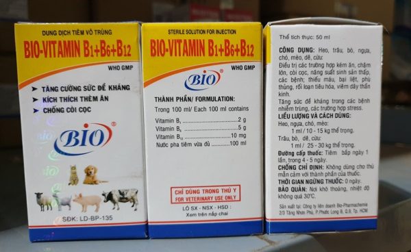 Bio Vitamin B1 B6 B12 50ml - Lọ - Ảnh 2