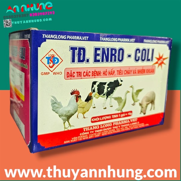 TD Enrocolivit 10gr - Hộp 50 gói