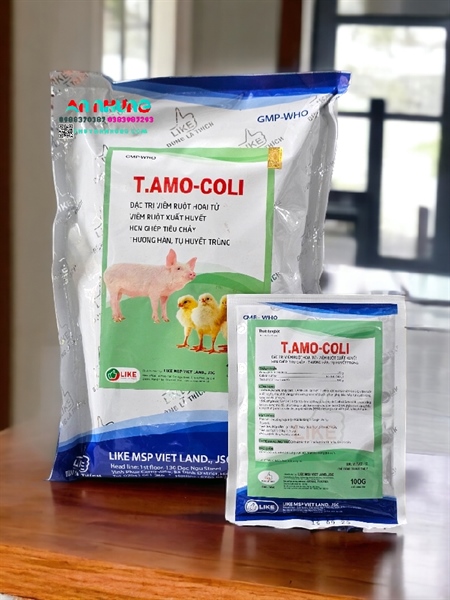 LIKE T. AMO COLI 1kg - AMOX 20% - Gói 10in1