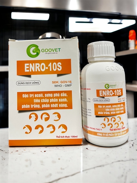 GOOVET ENRO 10S (Heo) 100ml Oral - Lọ 100ml