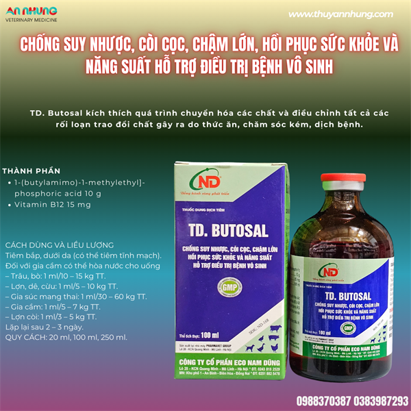 ND TD BUTOSAL - Lọ 100ml
