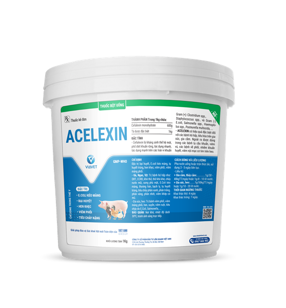 VIAVET ACELEXIN 1kg - xô 10in1