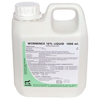 HK WORMINEX 10% LIQUID (Tẩy giun sán) 1 Lít - Can