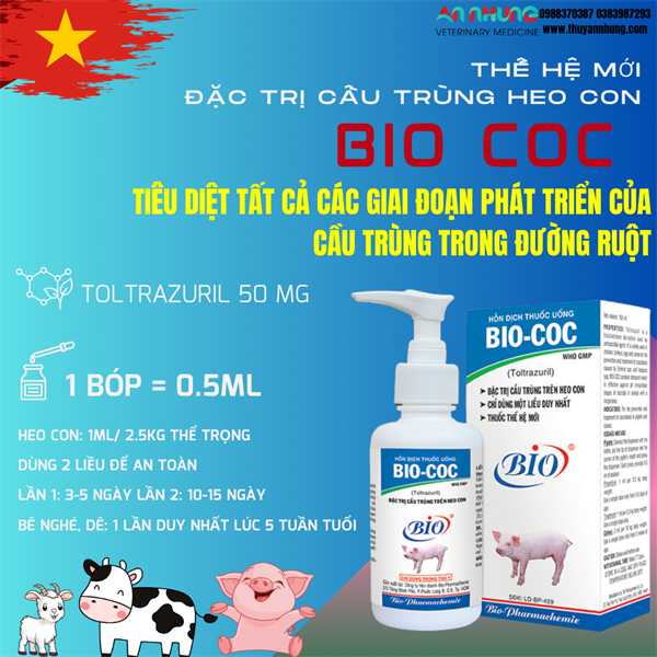 Bio COC 150ml - Thùng 24 lọ