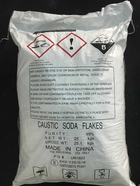 Sút vẩy NaOH 99% - Bao 25kg - Bao
