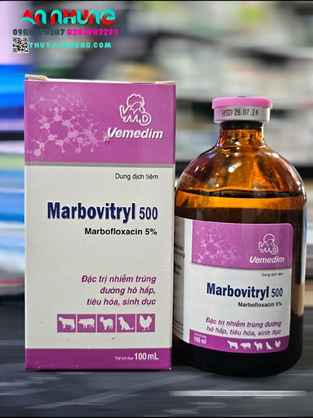 VMD MARBOVITRYL 500 - Lọ 100ml