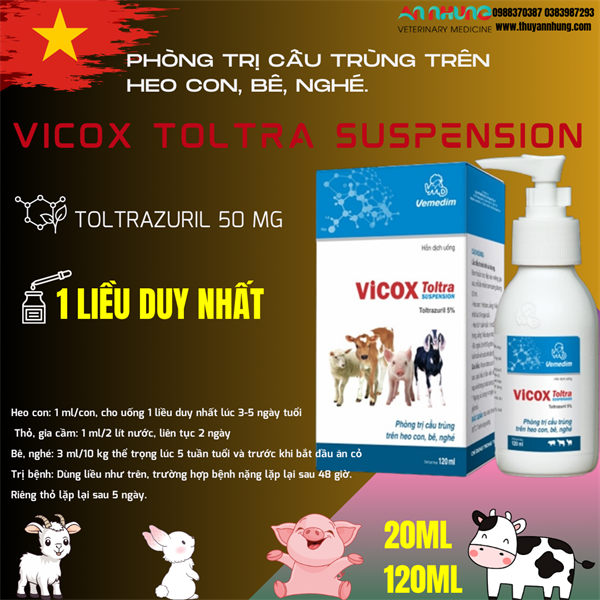 VMD VICOX TOTRAL 120ml Oral - Lọ 120ml