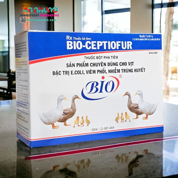 BIO CEPTIOFUR VỊT - Cặp 500ml