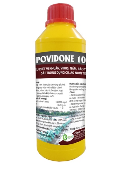 GOOVET POVIDINE (Thủy Sản) 10% 1 lít - Chai