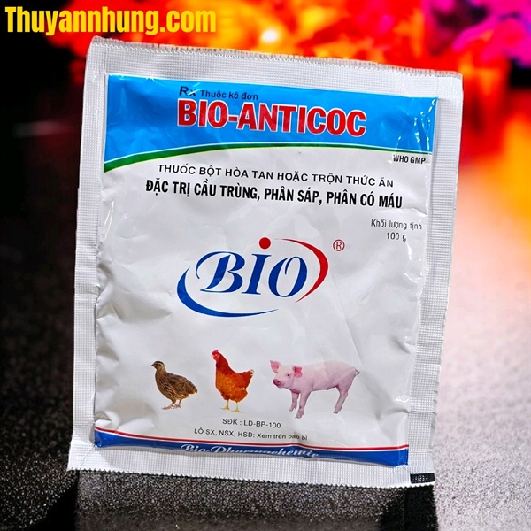 Bio Anticoc 100gr - Thùng 100 gói