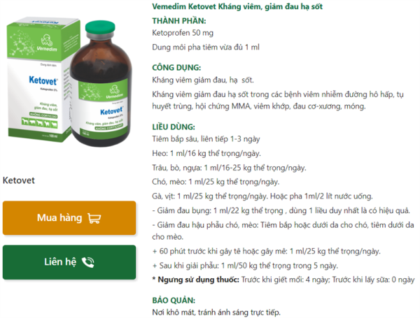 VMD KETOVET - Lọ 100ml - Ảnh 2