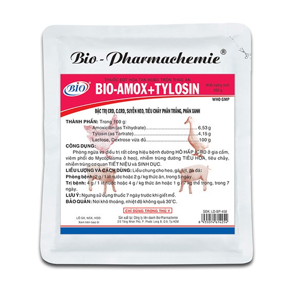 BIO AMOX TYLOXIN 1Kg - Gói 1kg