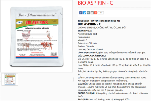 BIO ASPIRIN C - Gói 1kg - Ảnh 3