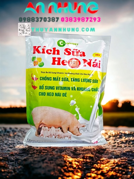 GOOVET KÍCH SỮA HEO NÁI 1kg - Gói 5in1
