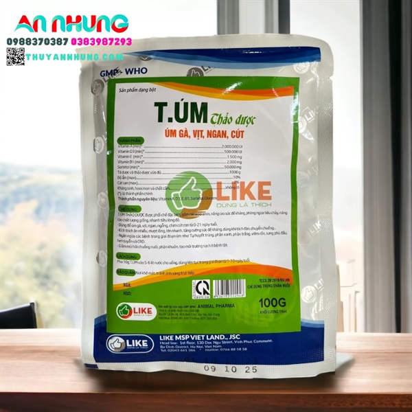 LIKE T.ÚM GIA CẦM THẢO DƯỢC - Gói 100gr