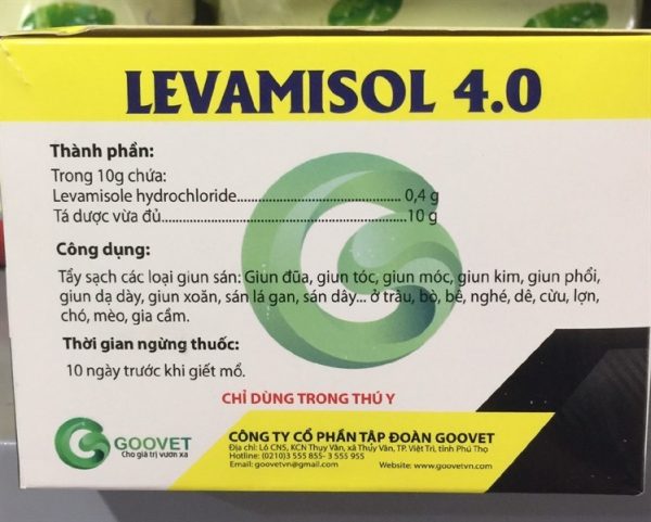 Goovet Levamisol 4.0 10gr - Hộp 50 gói - Ảnh 3