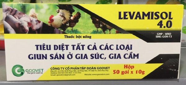 Goovet Levamisol 4.0 10gr - Hộp 50 gói - Ảnh 2