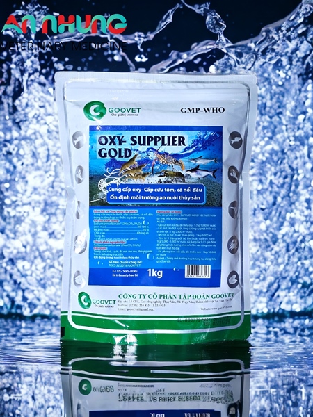 GOOVET OXY SUPPLIER GOLD 1kg _ cung cấp oxy cho cá, tôm - Gói