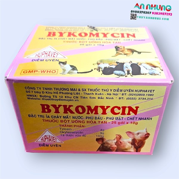 Hufa- Bykomycin 10gr - Hộp 25 gói