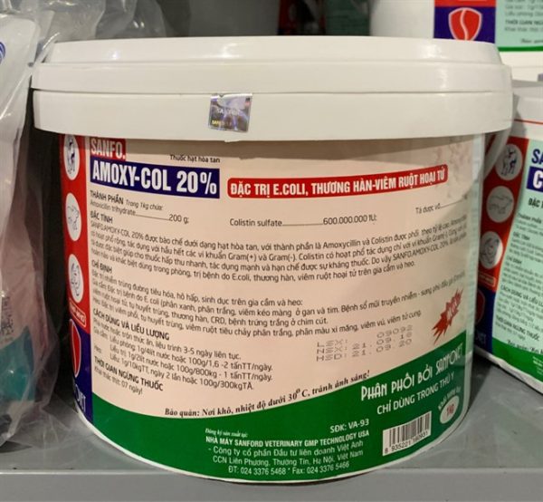 SANFO AMOXYL COL 20% - Gói - Ảnh 2