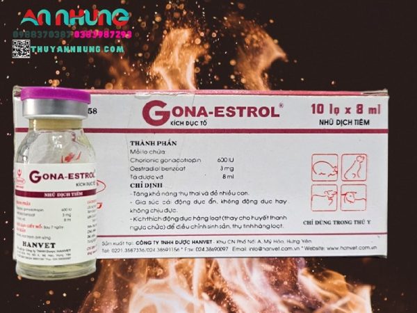 HANVET GONA ESTROL - Lọ 8ml - Ảnh 2