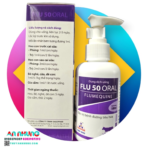 Sagophar FLU 50 ORAL 100ml - CHAI/100ML