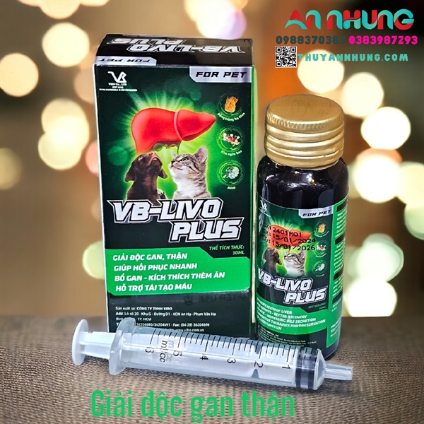 VB Livo Plus For Pet 30ml - lọ